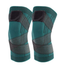 2 PCS (Green, XXXL) Sports compression knee brace for the relief of cruciate ligament arthritis joint pain, knee brace
