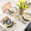 Oster-Tischset aus Leinen mit Hasenmotiv – 1er-Set 5