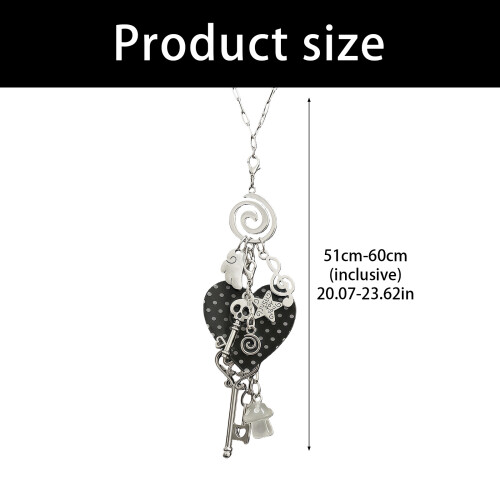 Lightweight Alloy Handmade Personalized Necklace With 2