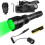 Tactical Flashlight Green Light Strong Light Long Light Outdoor Replaceable Red Light Blue Light White Light Rechargeable Flashlight_Surprise Gift 2