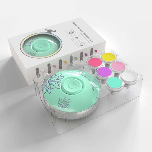 Lime à ongles électrique compatible bébé - Cadeau surprise multicolore 1