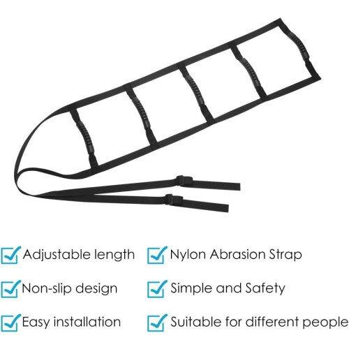 Bed ladder aid - pull-up aid with handle straps - rope ladder_Surprise Gift 2