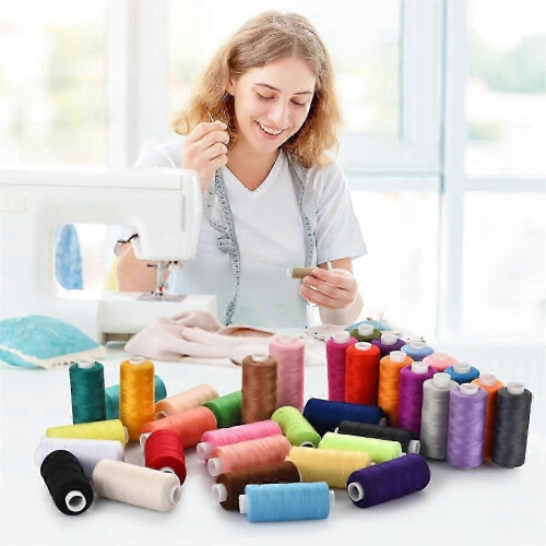 72 pcs Sewing Thread Set, 36 Colors Sewing Machine Threads, Pre-Wrapped Spools Sewing Thread Set, 365 Meters Per Spool_SPECIAL GIFTS_Surprise Gift 1