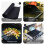 9-pack Grill Mat, Oven Mat, Baking Mat - Non Stick - 40x33 Black_Surprise Gift 3