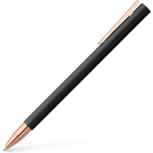 Faber-Castell Neo Slim Metal Rollerball Pen Black/Rose Gold Barrel
