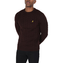(Maroon, XL) BRAVE SOUL Mens Pullover Jumper