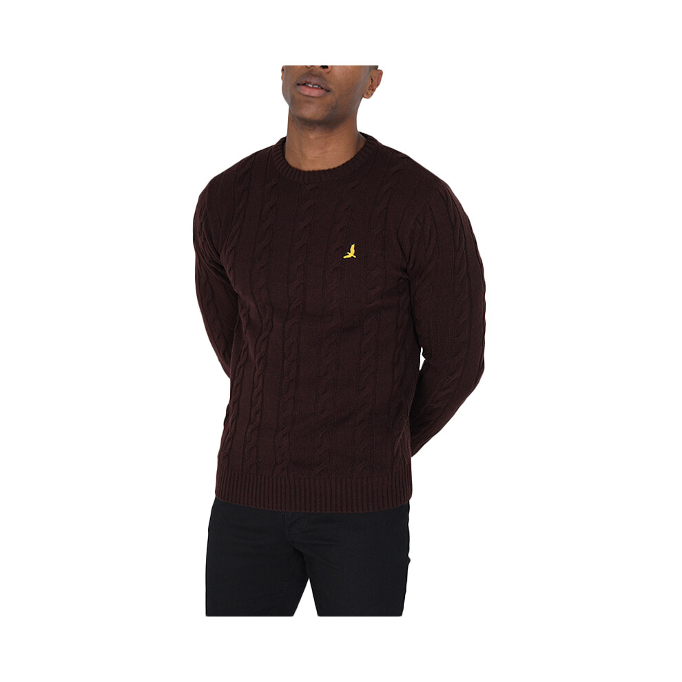 Brave Soul (Maroon, M) Mens Pullover Jumper