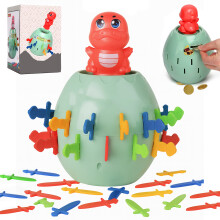 Pop-Up Dinosaur Coin Bank Surprise Game for Kids