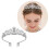 Tiara de cristal com strass para mulheres 2