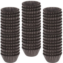 Forminhas de cupcake marrons para mini cupcakes, 2000 unidades