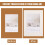 32 White Photo Mounts – 8 Sizes, Rectangular & Square 4