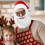 Fantasia de Natal com barba e gorro de Papai Noel 4