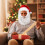 Fantasia de Natal com barba e gorro de Papai Noel 5