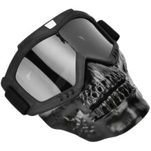 Outdoor-Schädel-Motorrad-Goggles Grau 18.5x20x8 cm
