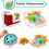 Educational Baby Hedgehog Shape Sorter Toy Set 5