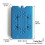 2 Large Slim Ice Block Freezer Boards 400ml Reusable 250mm 5