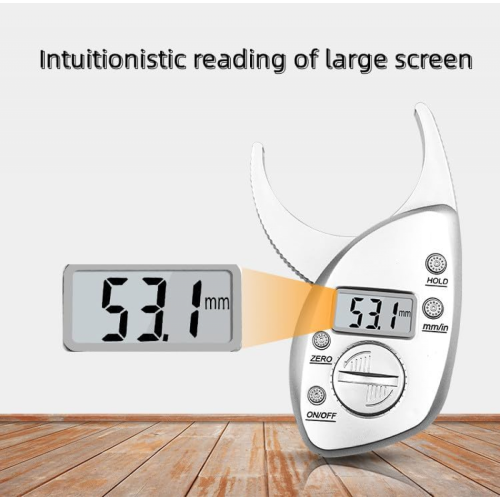 Ψηφιακός μετρητής λίπους LCD Πάχος πτυχής δέρματος Υγεία Φυσική κατάσταση Βάρος