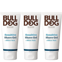Bulldog Skincare Sensitive Shave Gel 175ml x3