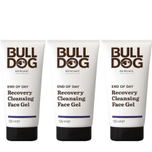 Bulldog Skincare End of Day Recovery Cleansing Face Gel 125ml x3