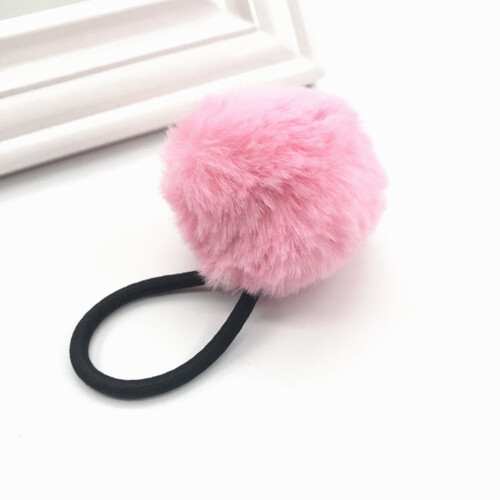 Lot de 12 élastiques à cheveux duveteux – Queue de cheval élastique et douce 1