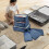 6-teiliges Reise-Packwürfel-Set, Polyester, Marineblau 2