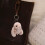 Plush Bunny Keychain Soft Fluffy Rabbit Pendant with Metal 6