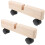 Wooden Privacy Screen Divider Stand 2 pcs 4