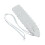 Dames tailleband van kant met vetersluiting, wit 5
