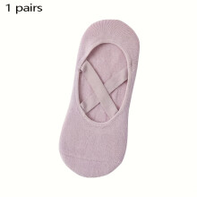 (Purple) [Anti Slip Yoga Socks] 1/2/3PAIRS Anti Slip Yoga Socks | Professional Fitness Sports Women Aerial Yoga Pilates