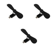 Portable Mini Fan with Strong Silent Airflow, Can Be Handheld Or Clipped for Desktop Use. Plugs Directly Into Power Banks