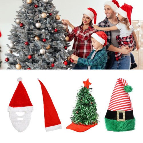 Gorro de Papai Noel em tecido não tecido com ajuste perfeito (1 unidade) 1
