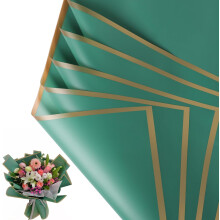 20 Blatt wasserfestes Blumengeschenkpapier, 58 x 58 cm