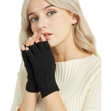 Gants d'hiver sans doigts â Polyester doux, coupe extensible