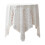 Nappe carrée rustique brodée en polyester 45 x 45 cm 2