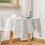 Nappe carrée rustique brodée en polyester 45 x 45 cm 4