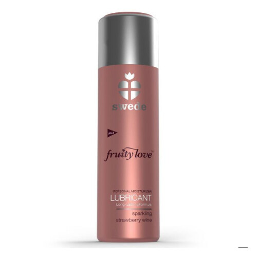 Smeermiddel 50ml mousserende aardbeienroze wijn 1