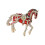 Broche cheval en émail ornée de strass, 1 pièce 4