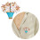Broche panier de fleurs émaillée ornée de cristaux et de perles 2