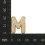 Bubble Letter Necklace 18K Gold Plated Initial Pendant 2