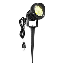 Éclairage extérieur coloré, projecteur paysager avec éclairage RGB étanche, doté d'une télécommande RF pour des réglages personnalisables,