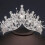 Diadema con strass dorati per donne e ragazze 1