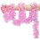 Roze slinger van lametta, 6 meter lang x 9 cm breed 1