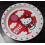 Hello Kitty Hello Kitty Melamine Plate Red White Hearts 1