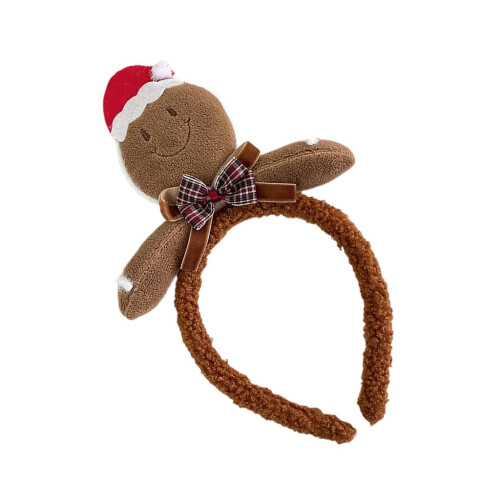Kersthaaraccessoires – Polyester hoofdband, 1 stuk