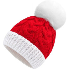 Baby-Weihnachtsmannmütze aus weichem Acryl, Einheitsgröße