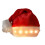 LED-beleuchtete Weihnachtsmannmütze aus Polyester 1