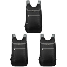 3Stk Leichter Trekking Rucksack Faltbar Für Outdoor Sport