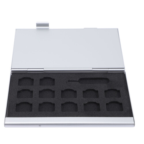 Boîte Mémoire Card Case Aluminium Protection Portable