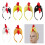 Fascia per capelli con gallo per donne e bambine 2