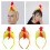 Fascia per capelli con gallo per donne e bambine 3